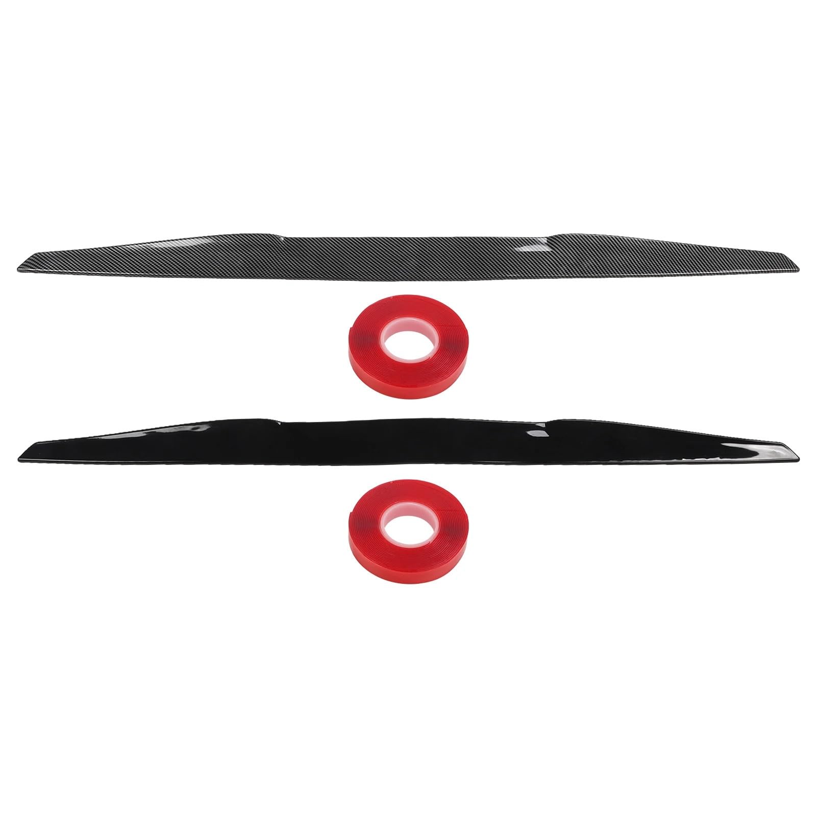 Spoiler dachowy Pasuje do samochodów tylny sportowy styl bagażnika gumowe skrzydło spojler skrzydło ogon akcesoria do tuningu samochodów stylizacja Facelift(Bright black)