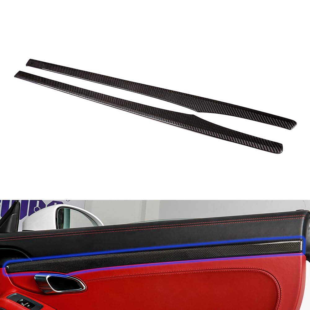 Amazon.com: JSWAN Real Carbon Fiber Interior Door Panel Cover Trim
