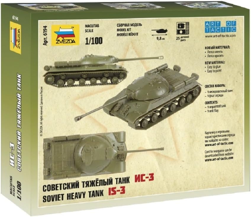 Zvezda - Modellismo 1/100 Carro Armato Sovietico T-70B (4/23) - Kit Di Montaggio In Scala - 4
