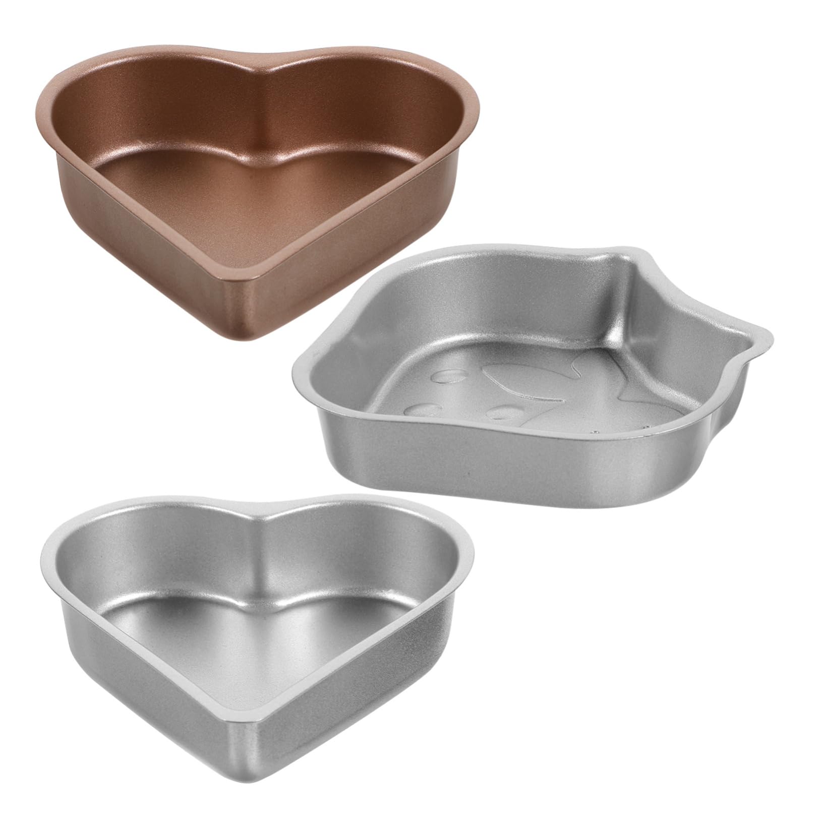 Amosfun 12 Piezas Mini Molde Para Pasteles Moldes Para Hornear Tarta De Queso Tostador Bandeja Para Hornear Moldes De Pudín De Cocina Taza Para Hornear De Metal Herramienta Para Hacer