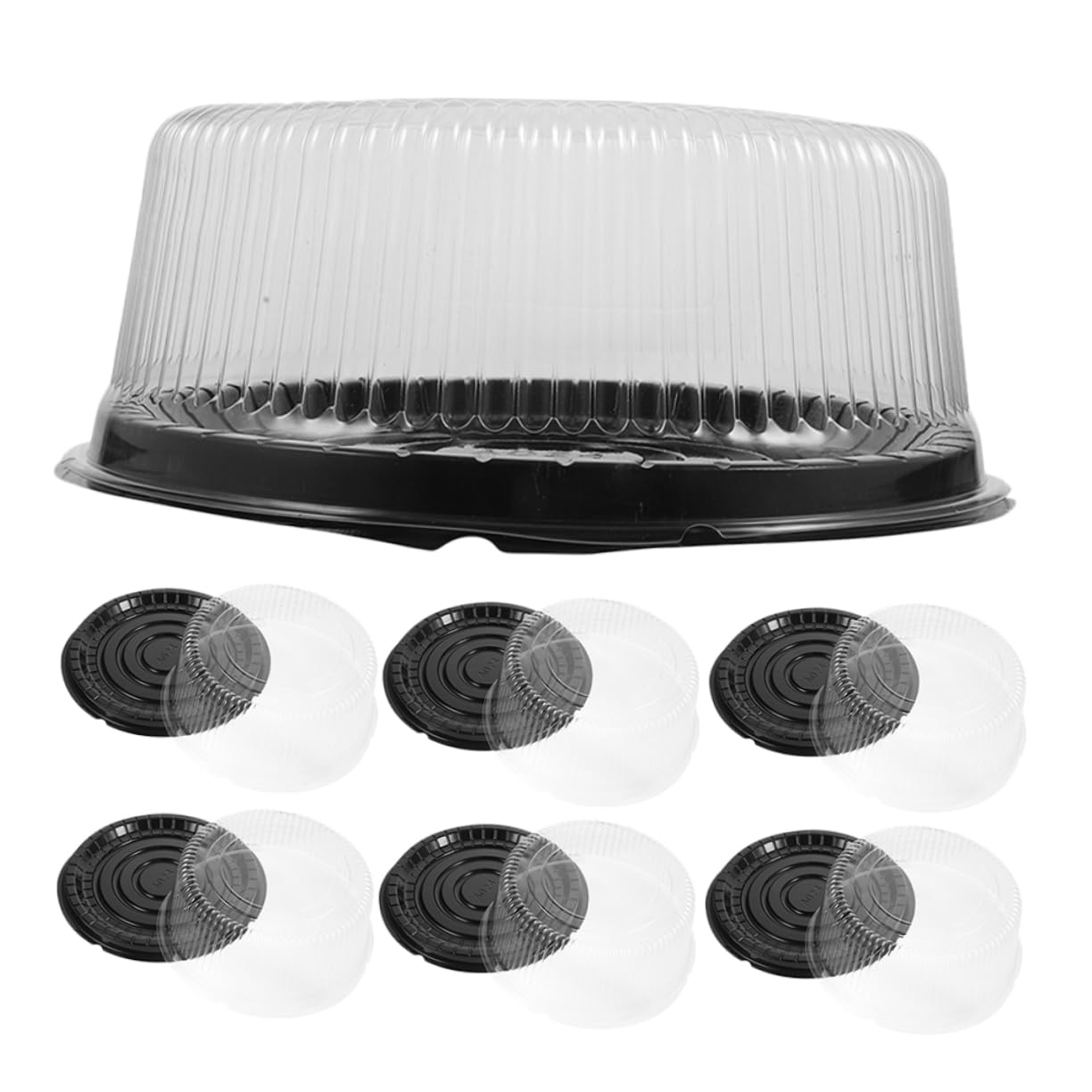 OFFSCH Tall Portable Cake Box 8 Inches Reusable Plastic Pastry Boxes for Baking