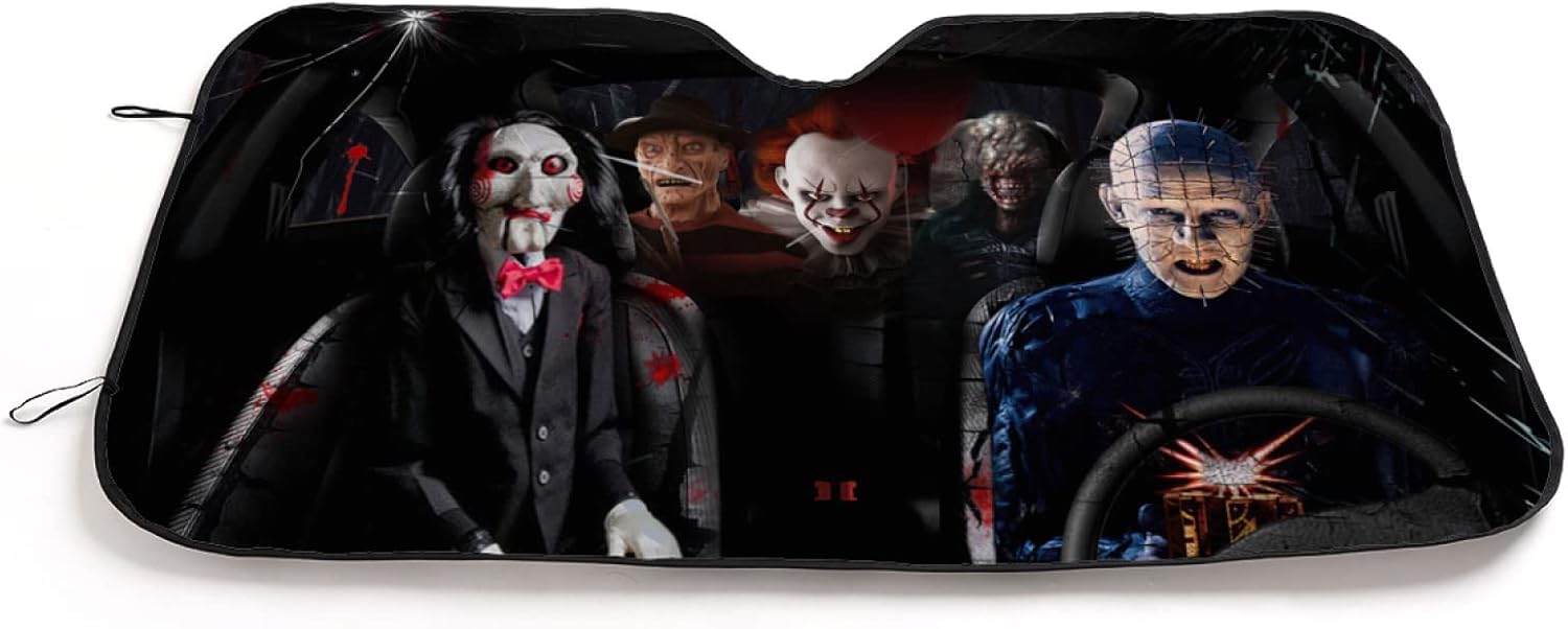 Horror Car Accessories Windshield Sun Shade