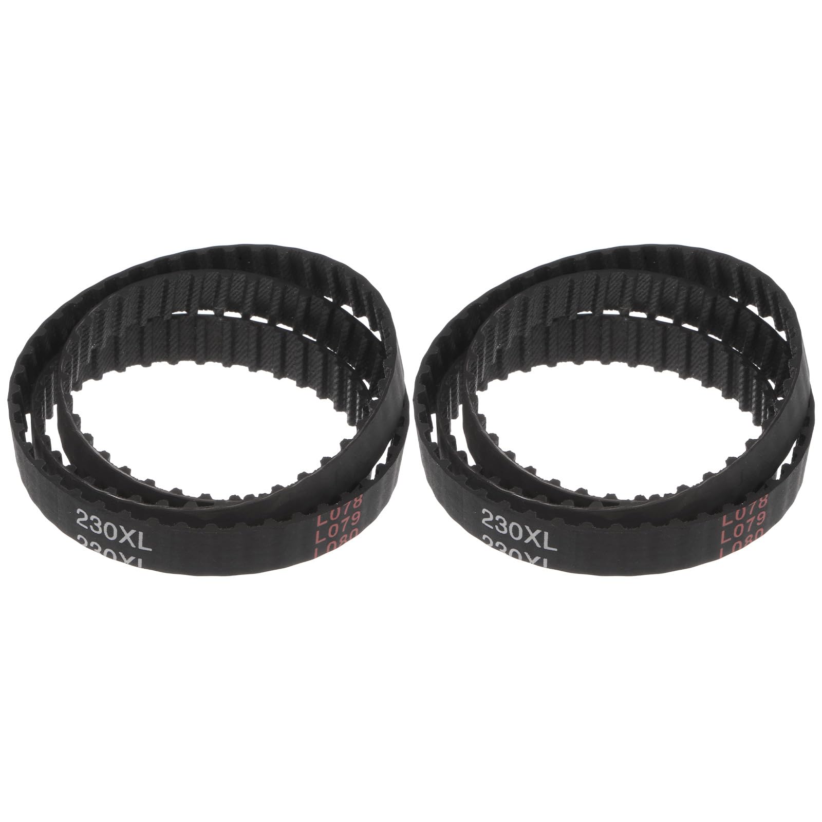 VGOL 2pcs 130XL 037 Timing Belt 65 Teeth 10mm Width Rubber Geared Cogged Belt Industrial Toothed Drive Belt 330mm Mechanical Replacement Belts Black - View #9