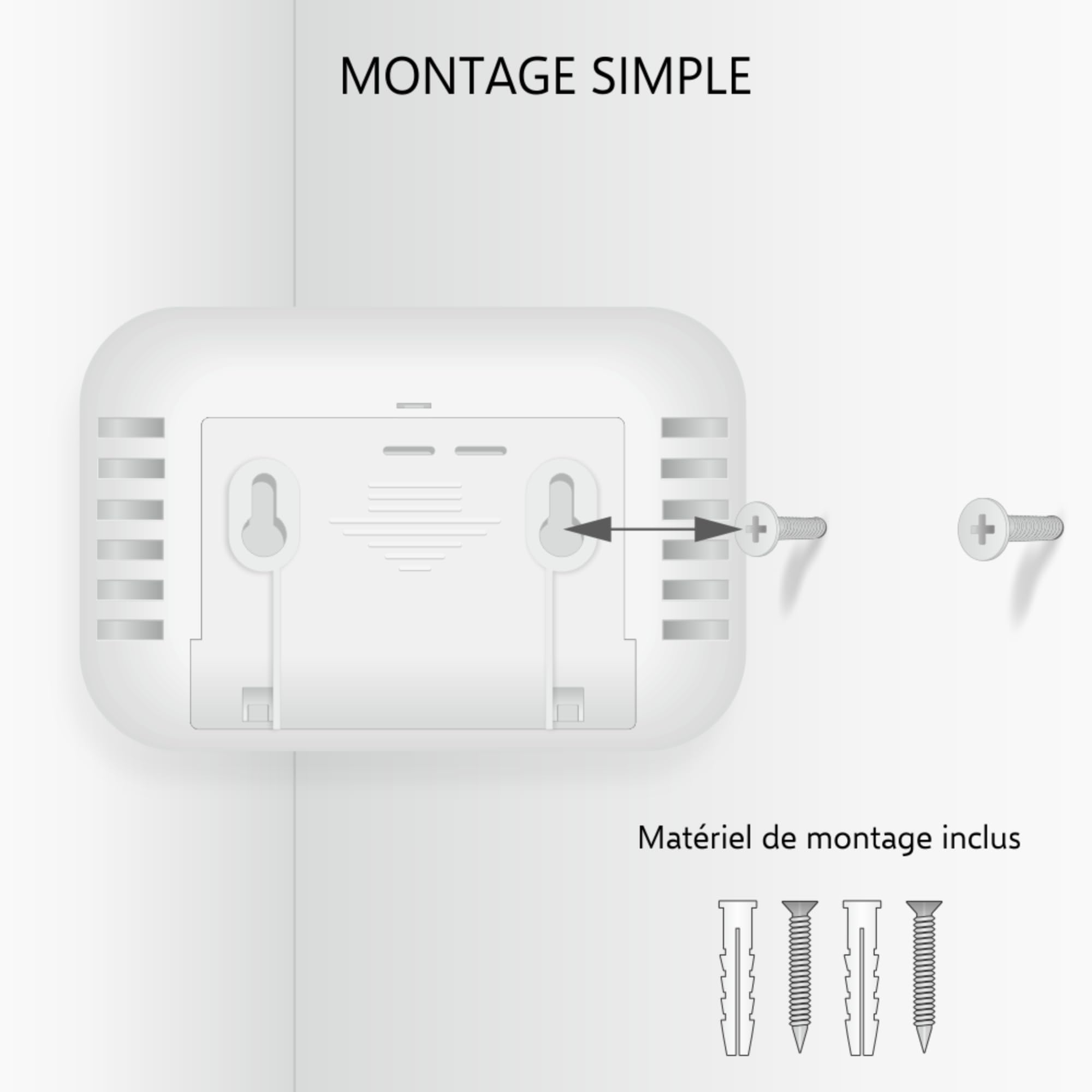 ELRO FF0404 Kit de Protection Contre l'incendie - 2X détecteur de fumée avec Batterie de 5 Ans et Montage magnétique - Détecteur de CO avec capteur de 10 Ans - Couverture Anti-feu Rigide 1,2m x 1,2m