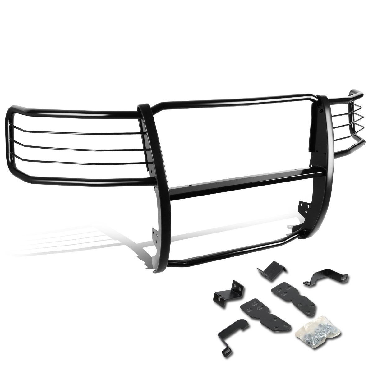 DNA Motoring GRILL-G-014-BK Front Bumper Brush Grille Guard,Black