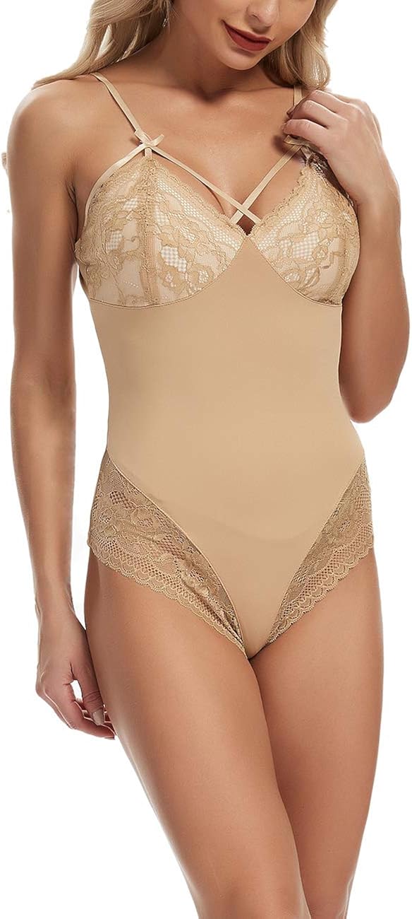 Lace body jumpsuit Clearance