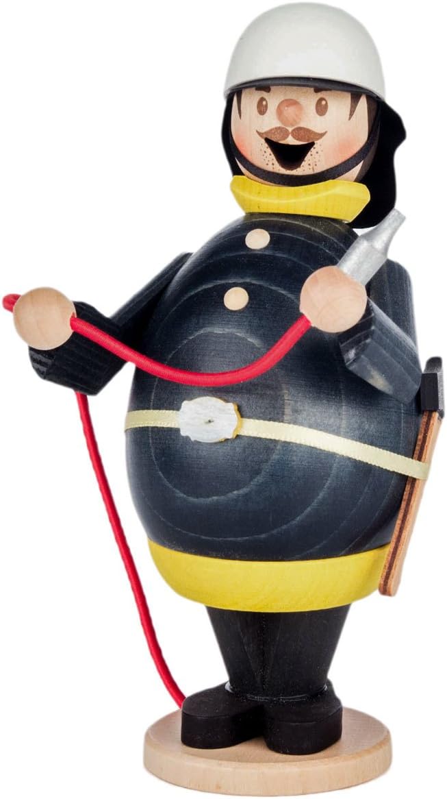 Fireman German Smoker - 6 1/2 Inches Tall - Made in Germany