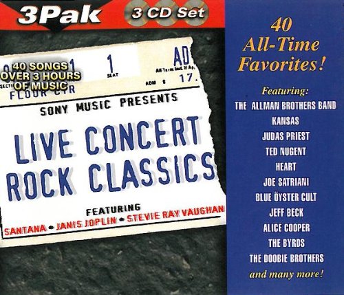 Various - Live Concert Rock Classics - 40 All-Time Favorites! - Amazon ...