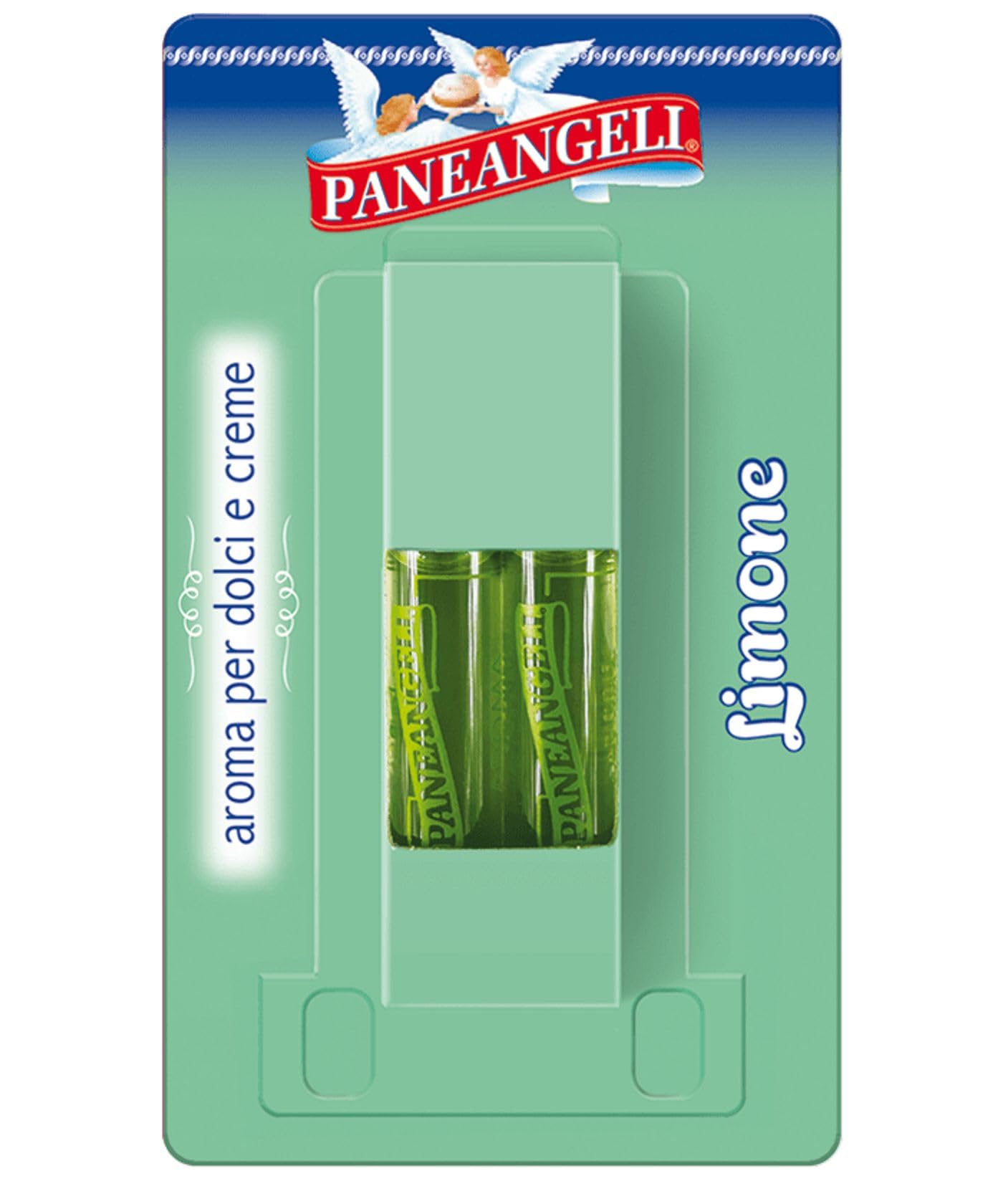 Paneangeli Aroma per Dolci al Limone, Fialetta da 4ml, Confezione da 2 Pezzi, Lotto 16 Confezioni