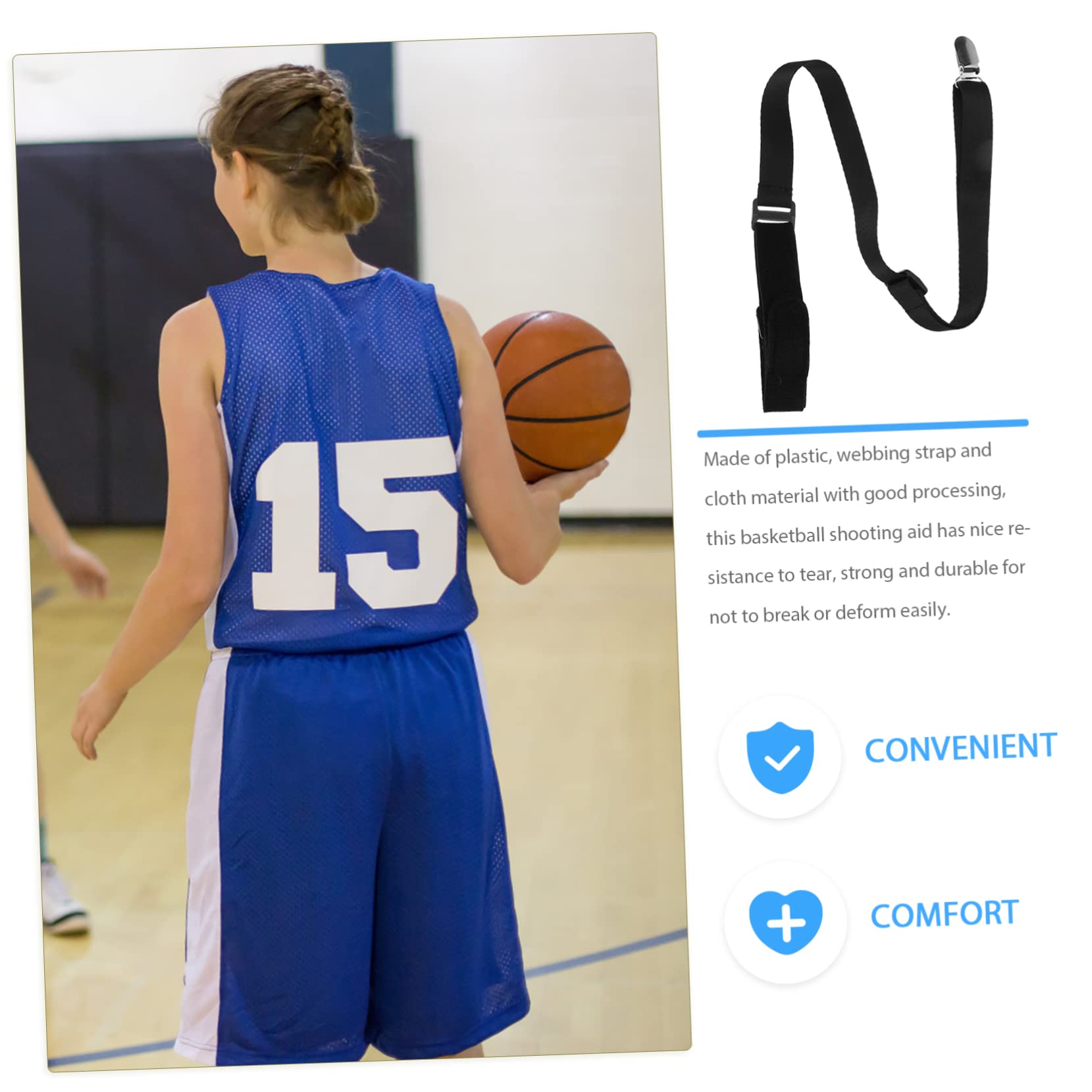 Ball Guide pour Main De Guide De Basket-Ball Accessoire Entraînement De Basket-Ball Sangle pour Entraînement De Basket-Ball