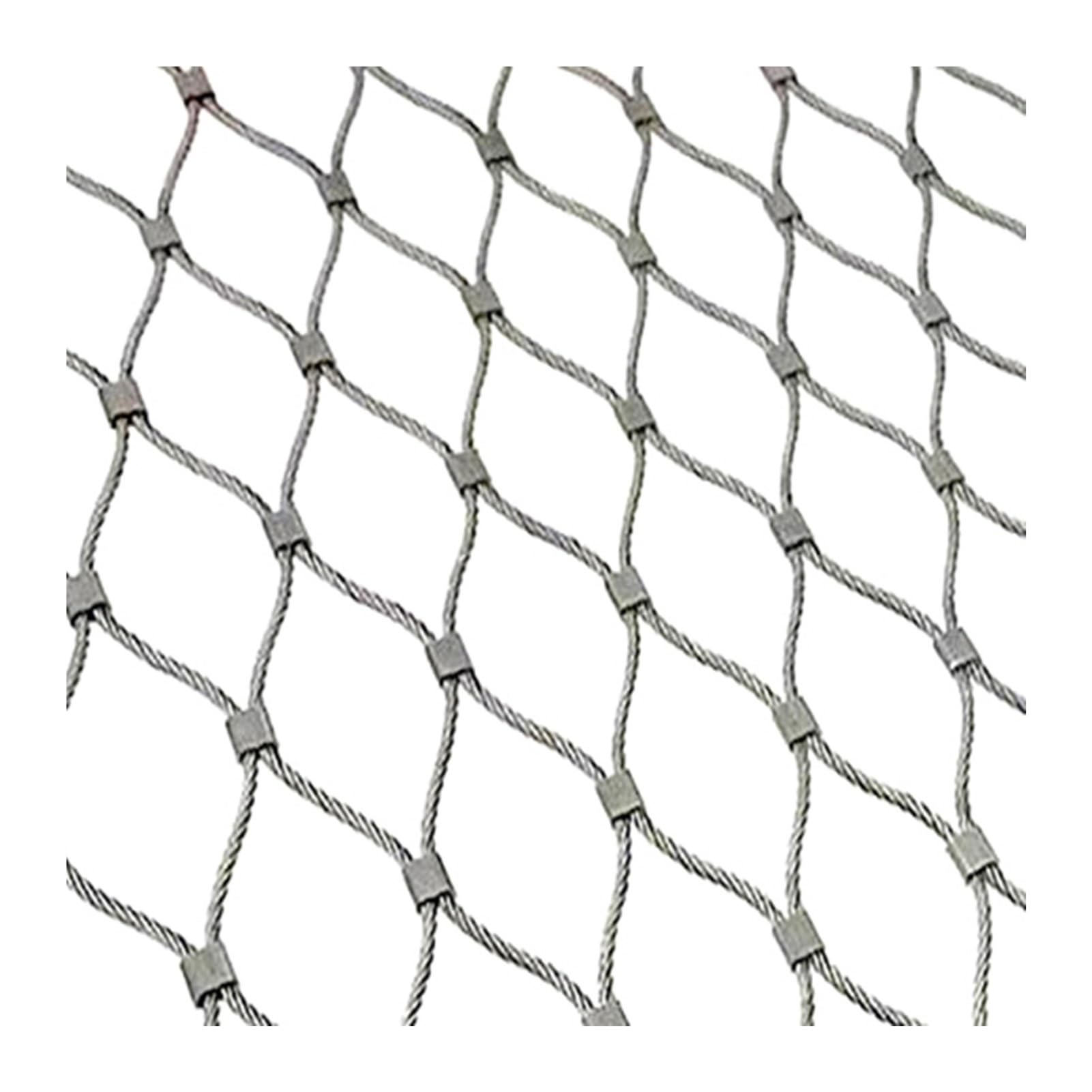 Alambre Espino Galvanizado Red de cuerda de acero inoxidable 304, valla de protección de decoración de límites de balcón, malla de seguridad de gran altitud para prevención de caídas para jardín de c