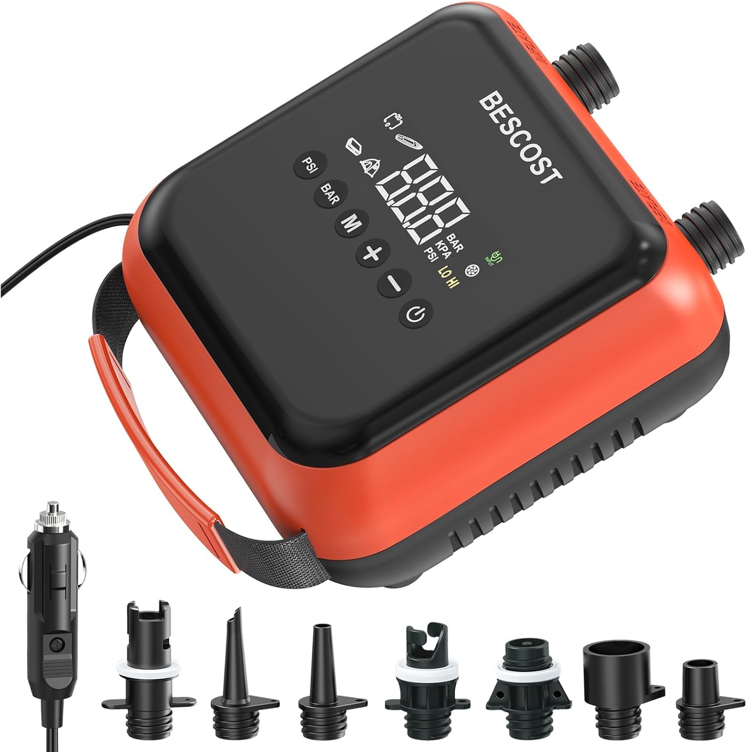 Bomba eléctrica 20PSI para paddle surf 12V | BESCOST