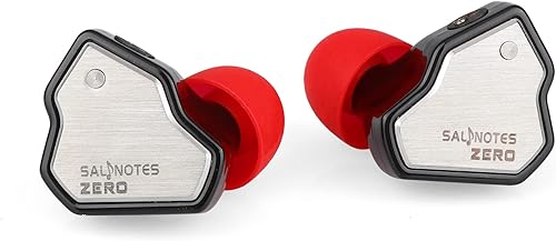 Miniatura 2 de Linsoul 7Hz Salnotes Zero HiFi 0.394 in Dynamic Driver In-Ear Earphone IEM con diafragma compuesto de metal placa frontal de acero inoxidable