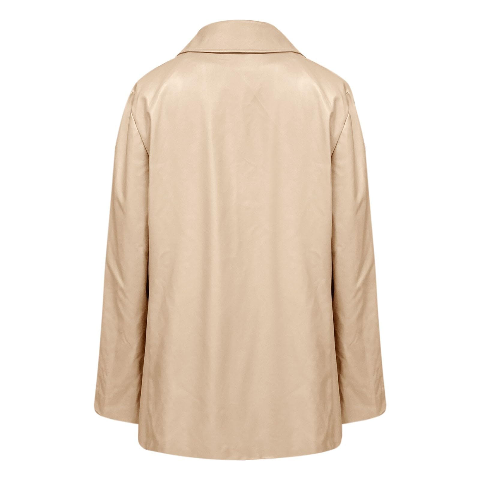 Giacca di Pelle Donna Giubbino Giubbotto Slim Giacche Lunga Corto Giubbotti Casuale Giacchetto Sottile Retro in Giubbini Oversize Giacchetta Moda Similpelle