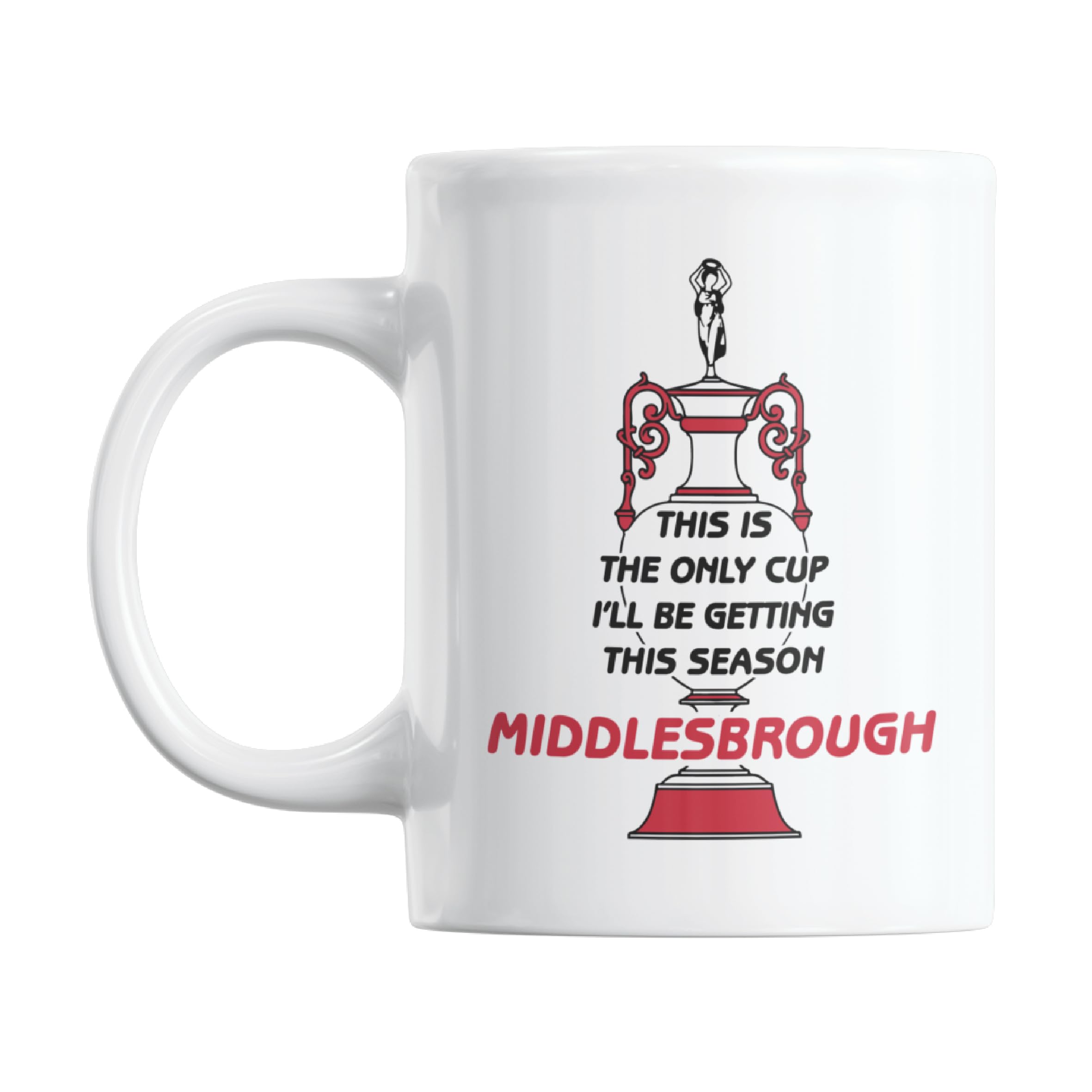 Mug Gift for Middlesbrough Fans | Football Secret Santa Mug Gift for Middlesbrough Supporters | Football Stuff, Joke Mug for Friends, Colleague, Cousin, Uncle, Dad, Father, Son, Brother 11oz