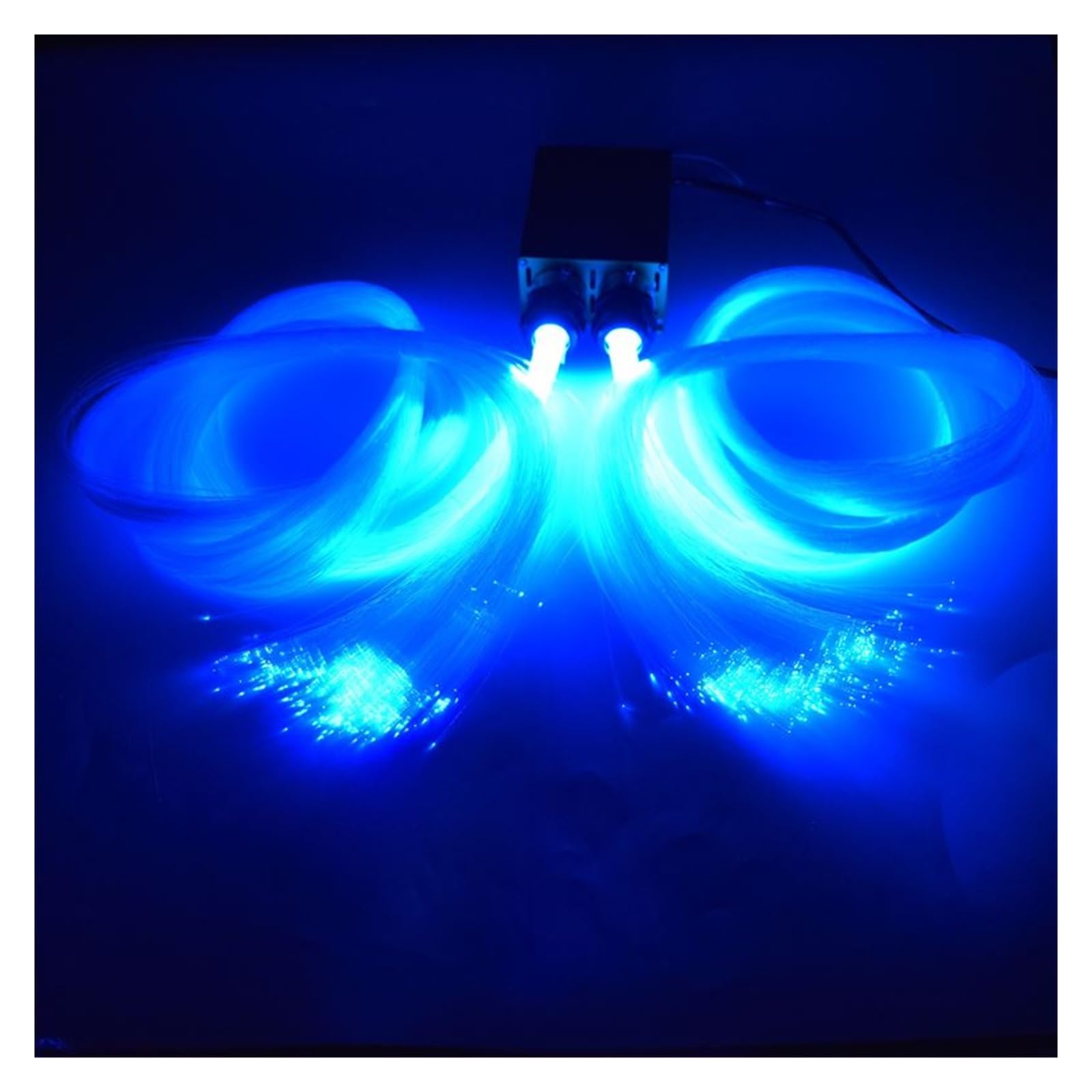 1X dobrej jakości światłowód LED RGB o mocy 32 W z 24-klawiszowym pilotem na podczerwień, Jednostka Otoczenia