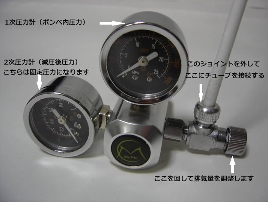 炭酸水自作用セット(減圧弁付き/中古品) 新品未使用 ミドボン用 Amazon.co.jp: 強炭酸水製作可能 自動ガス停止システム装備 炭酸