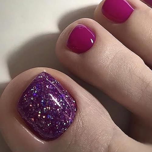 Miniatura 19 de Uñas postizas a presión con diseños de diamantes de imitación, uñas postizas reutilizables de cobertura completa con pestaña adhesiva, uñas postizas