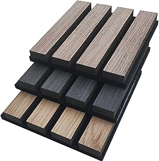 [Sample Pack] 3D Wood Wall Panels | Acoustic Panels for Interior Wall Décor on Felt Back Board | Decorative Slat Panels fo...