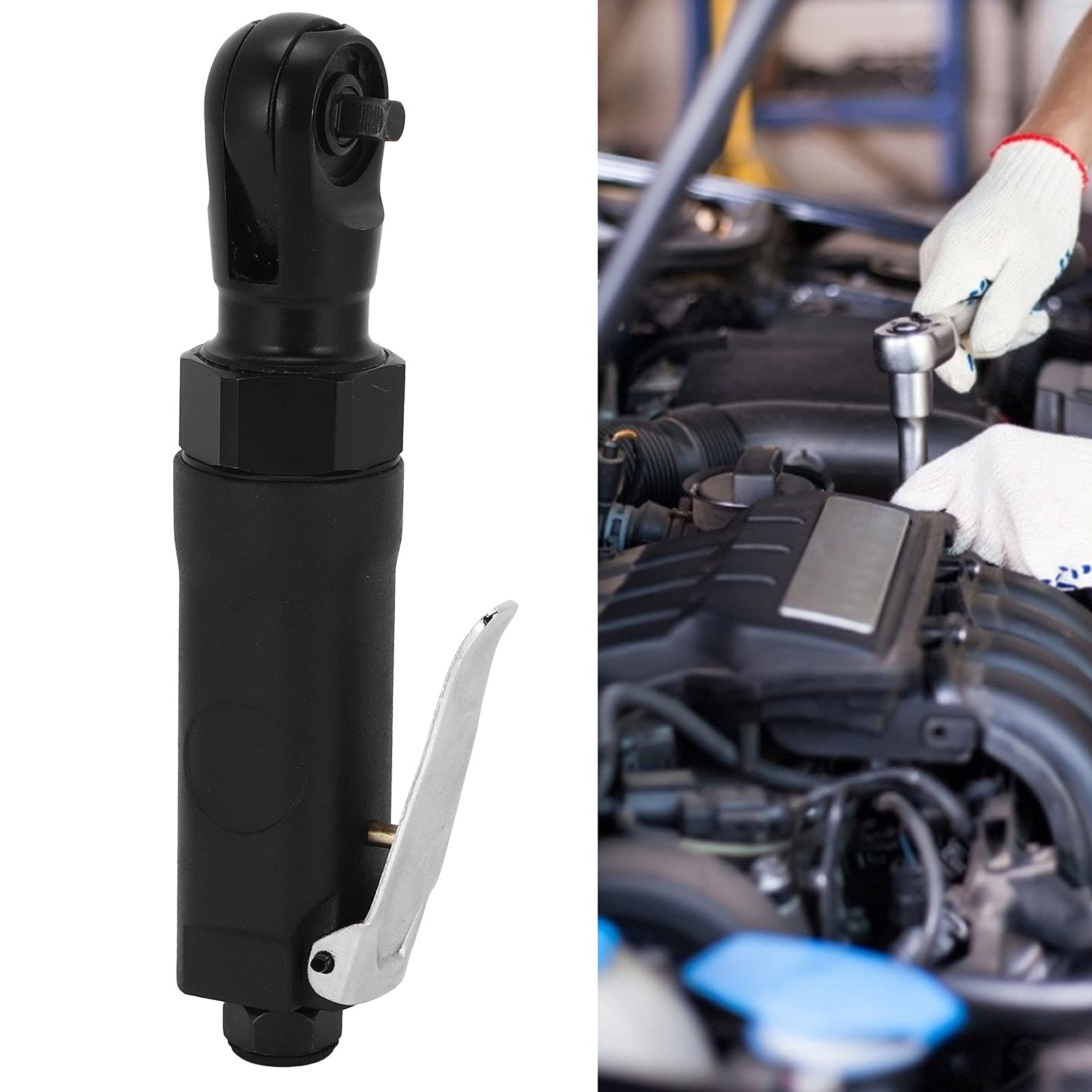 Chiave a cricchetto pneumatica MIMEITOPA, per meccanici professionisti, utensile pneumatico compatto, attacco da 1/2 pollice, coppia elevata, design leggero, interruttore di