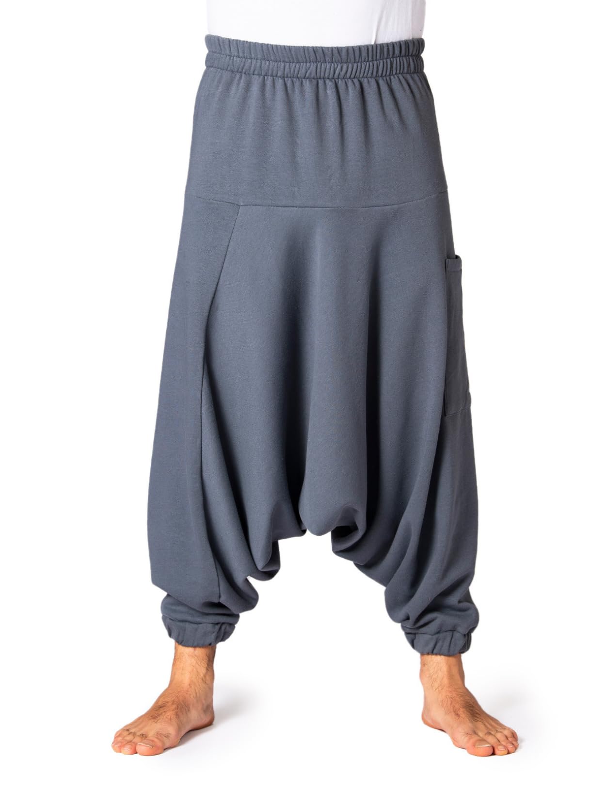 Panasiam Unisex Dark Grey Aladin Jogpants, Dark-Grey, L