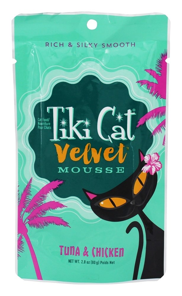 Tiki Cat - Velvet Mousse Cat Food Tuna & Chicken, 2.8 Ounce