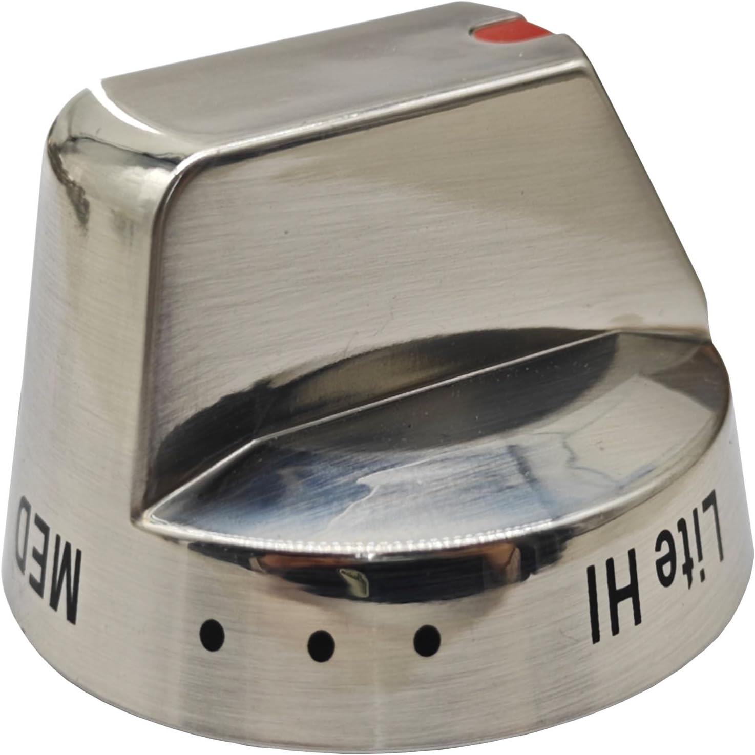 DG64-00473A Top Burner Control Dial Knob Range Oven Replacement for Stainless Steel Ran-ge O-ven Gas Stove Knob NX58F5700WS NX58H5600SS NX58H5650WS NX58J7750SS NX58M6850SS(5pcs)