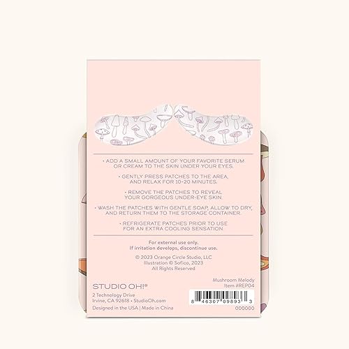 Miniatura 6 de Studio Oh! Parches reutilizables para debajo de los ojos, tratamiento de ojos hinchados y máscaras para debajo de los ojos, parches para ojos 100%