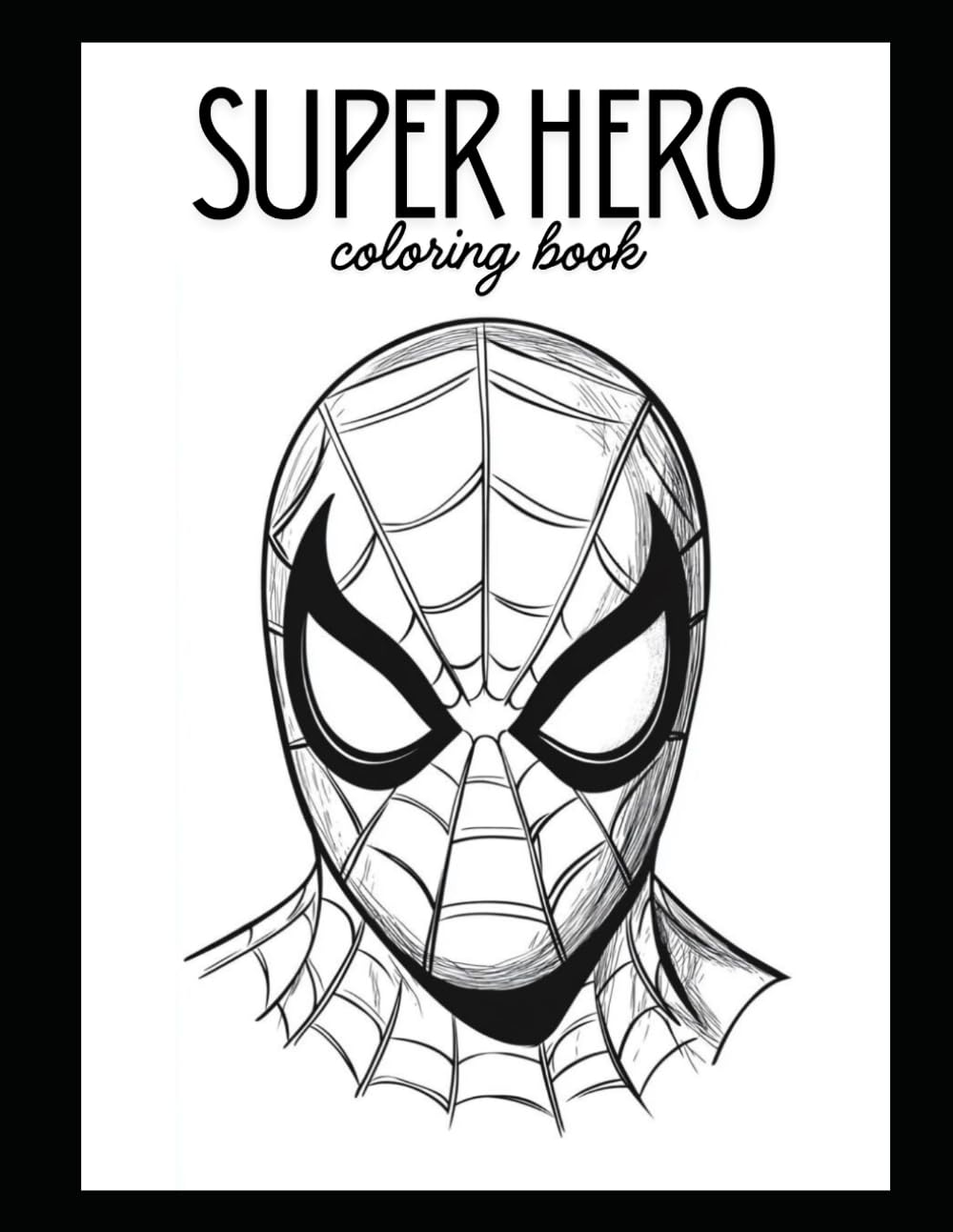 Super Hero coloring book