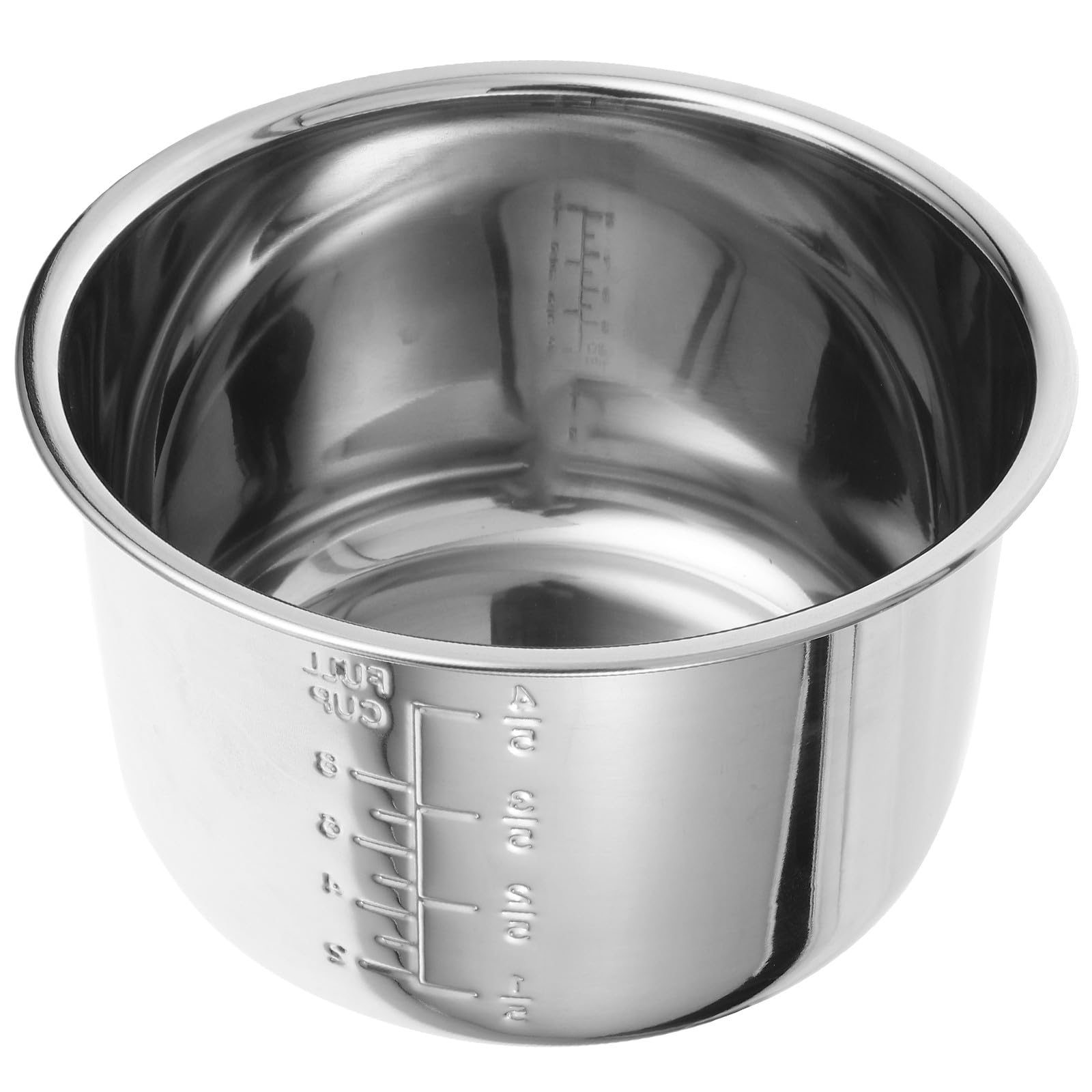 Cubeta para olla de cocción eléctrica en acero inoxidable grueso accesorio reemplazable 4 litros