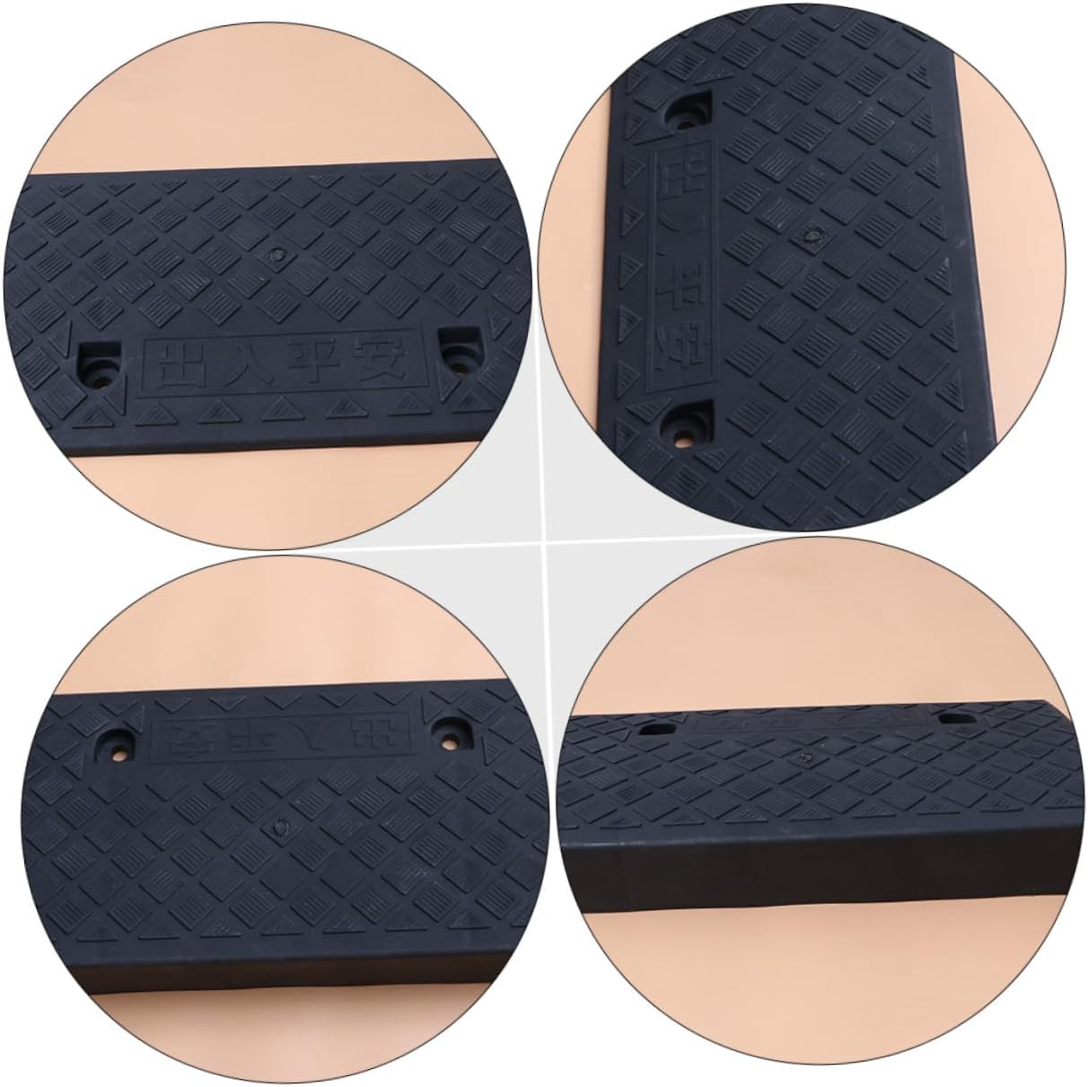 PRETYZOOM Car Loading Ramp Heavy Duty Slope Ramp for Vehicles Durable Ramp with Textured Surface for Enhanced Traction for Safe Vehicle Access