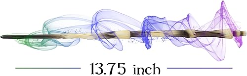 Miniatura 9 de Cottage Garden - Varita mágica de resina coleccionable, para cosplay hecha a mano de 13.75 pulgadas.