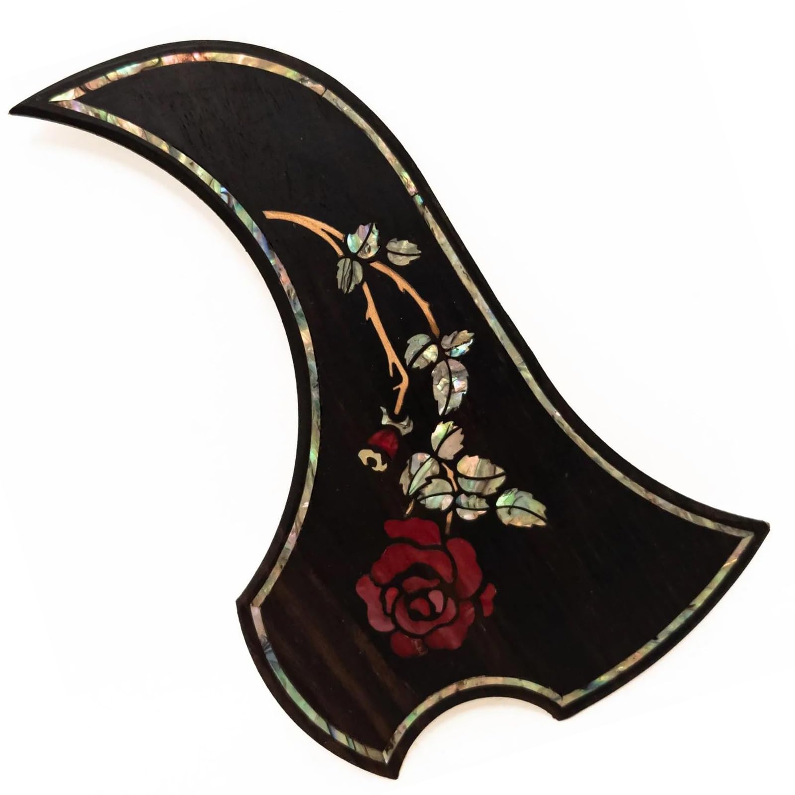 Pickguard do gitary akustycznej Osłona kostki do gitary akustycznej z palisandru zapobiega zarysowaniom i zużyciu kostki