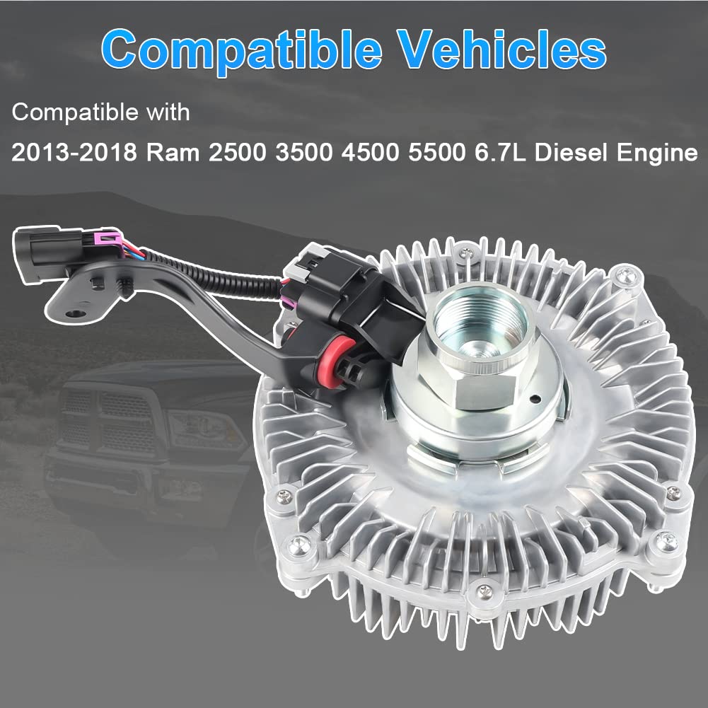 Amazon.com: VANJING 52014729AC Engine Radiator Cooling Fan Clutch 