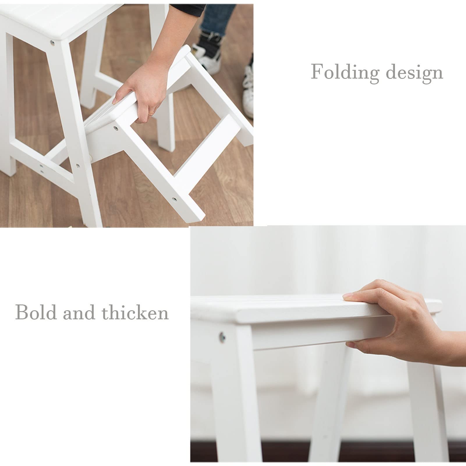 Taburete plegable liro y plegable para el hogar cocina loft camping