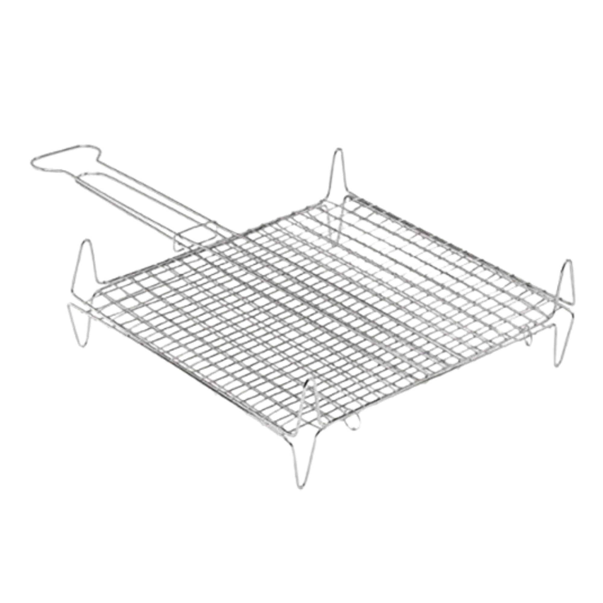Griglia barbecue, Graticola, Leggera, a conchiglia, acciaio,40x45