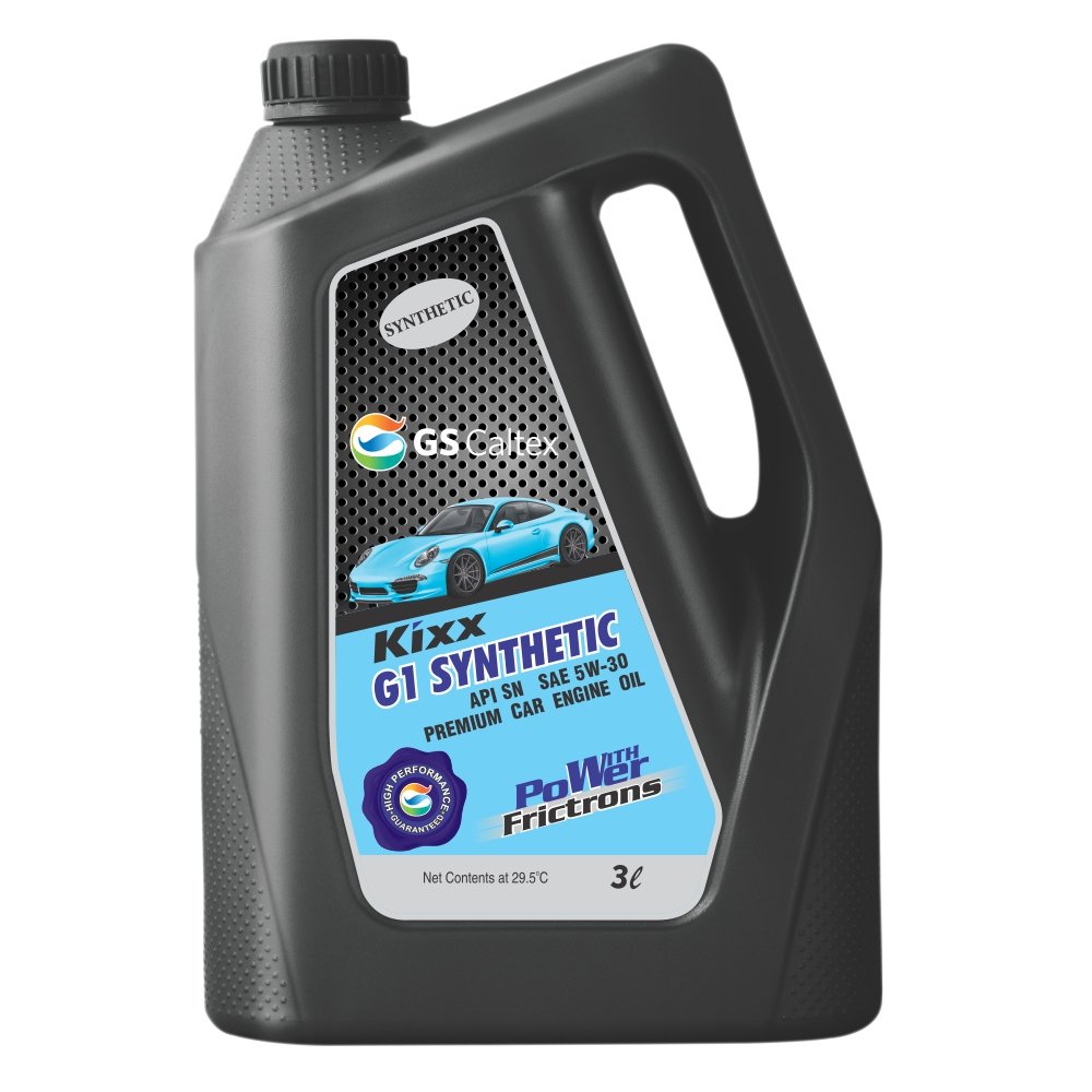 Buy GS Caltex Kixx G1 Synthetic 5W30 Premium Engine oil For Cars (3 L