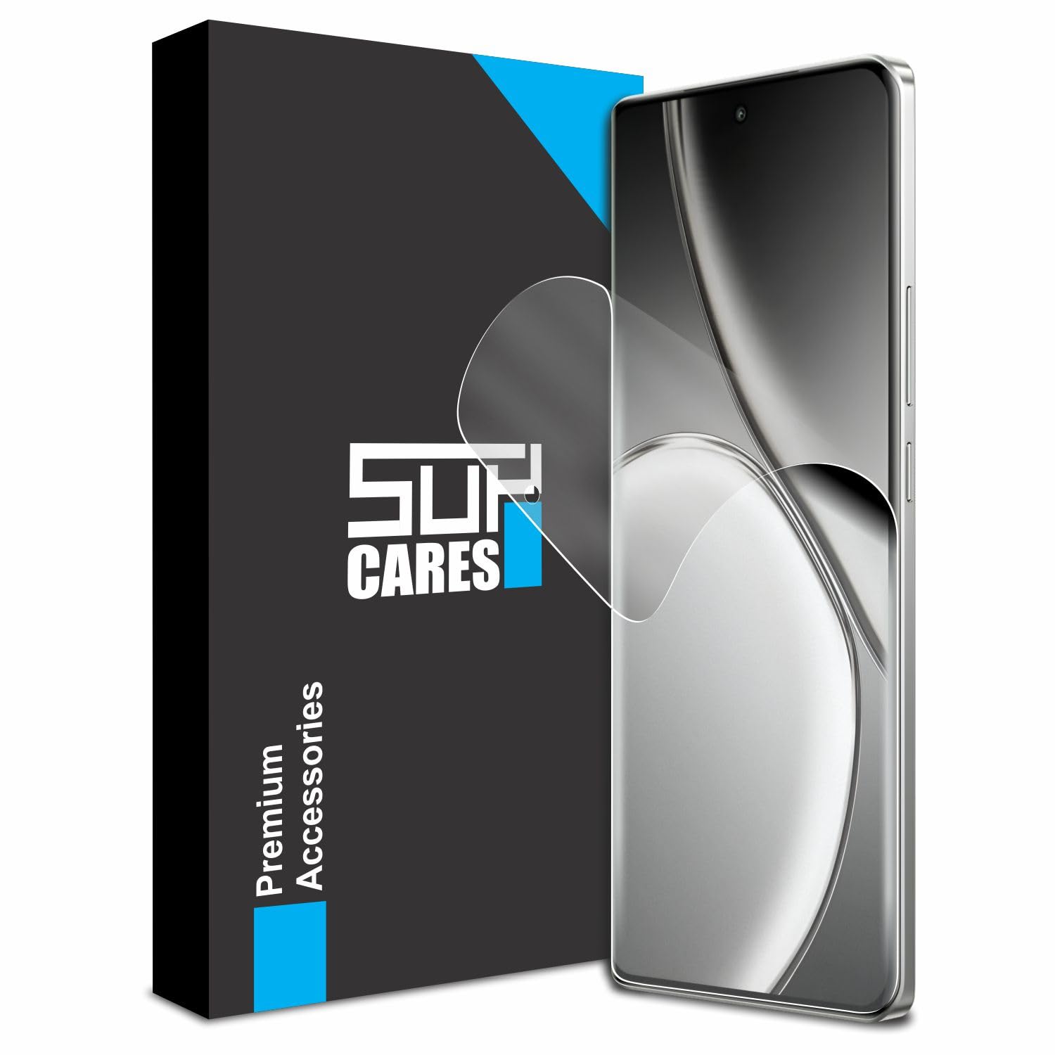 SupCares TPU Anti Glare Matte Unbreakable Membrane Screen Protector for Realme GT 6T 5G (6.78 Inch) with Easy-Self Installation Kit | Transparent (B0D4V7Q52C) Amazon Price History, Amazon Price Tracker