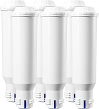 Molifal Cartouche de filtre à eau de rechange pour Melitta, compatible avec Krups F088/EA829S, Nivona, AEG, Bosch, Siemens – Pack de 6