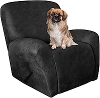 Vista 30 de Fundas para Silla Reclinable de Aspecto de Cuero, 4 Piezas, Funda Lazy Boy para Silla Reclinable, Funda de Sofá Suave, Protector de Muebles Lavable