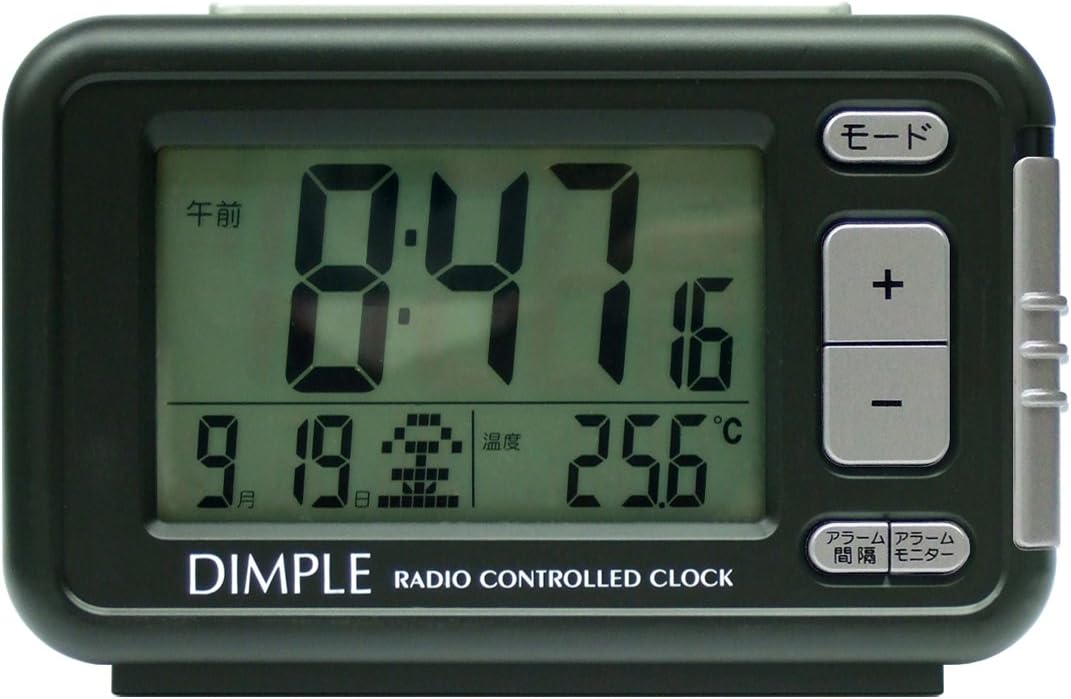 Amazon Dimple ディンプル デジタル 電波時計 温度表示 Dra367b 置き時計 掛け時計 オンライン通販
