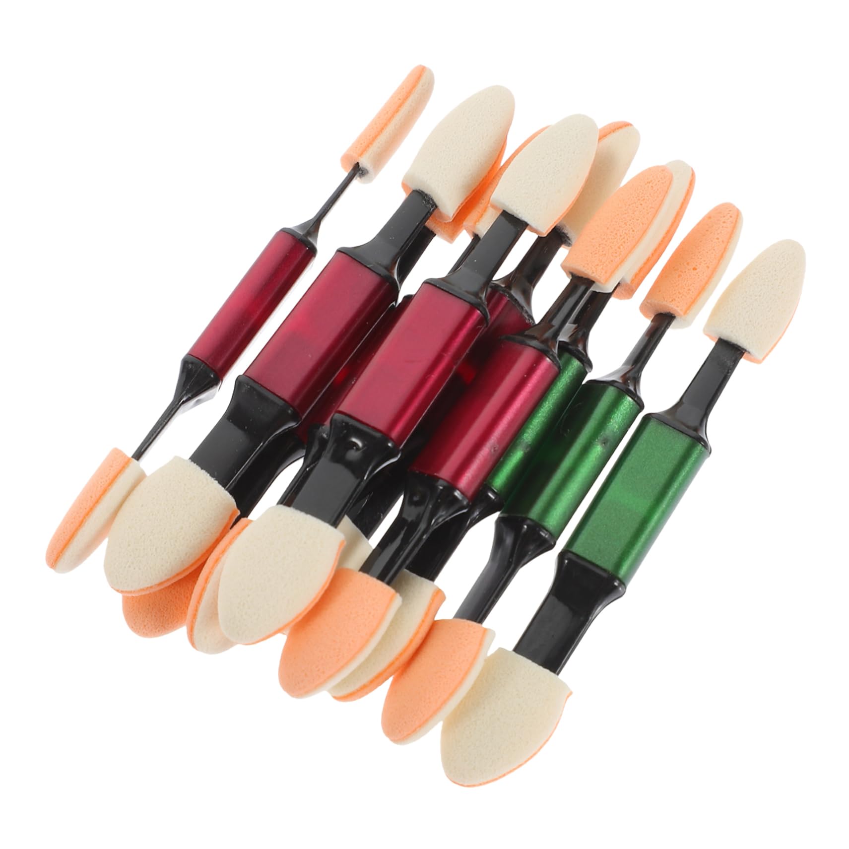 BESTYASH 10pcs Dual Sided Eye Shadow Sponge Applicators Versatile Makeup Brushes for Blending Application for Women Random Random Color