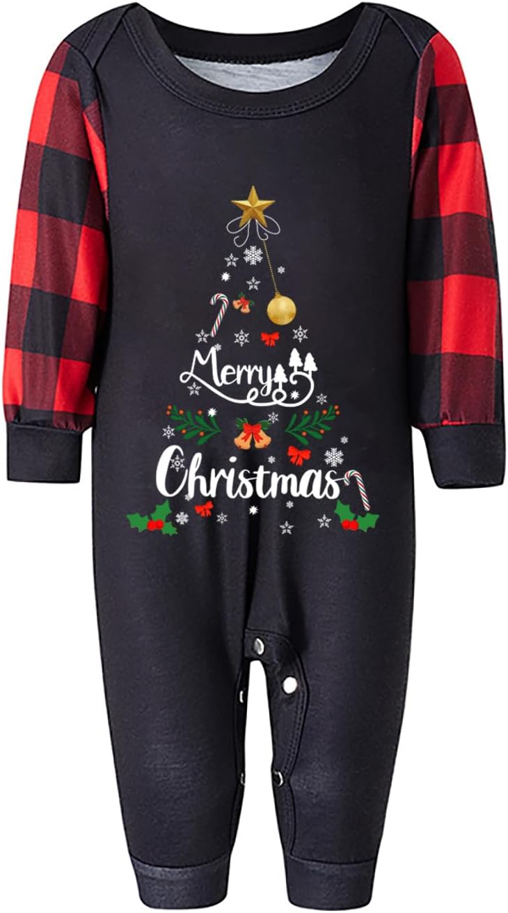 CIYCUIT Family Christmas Pajamas Matching Sets – Buffalo Plaid Holiday PJs for Men, Women, Kids, Baby & Dog - Image 6