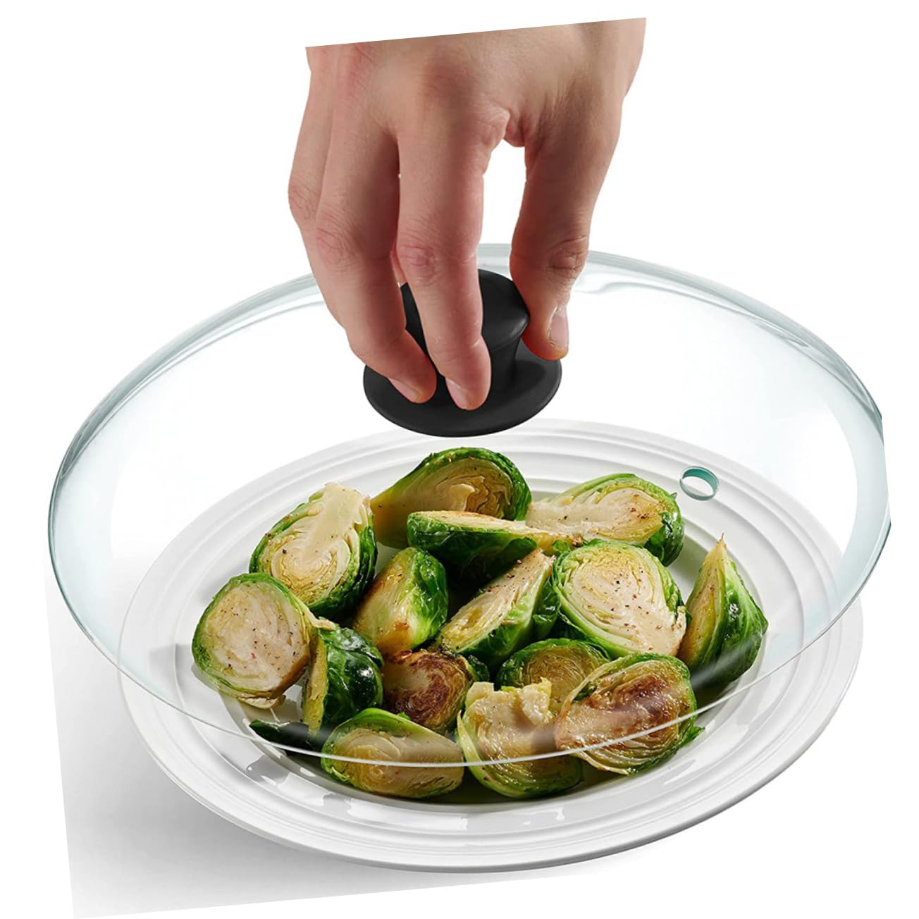 1pezzi Coperchio Verticale Multifunzionale Temperato Per Pentole Protezione Anti-spruzzi e Anti-scottature Utensile Da Cucina e Conservare Di Alta Qualità