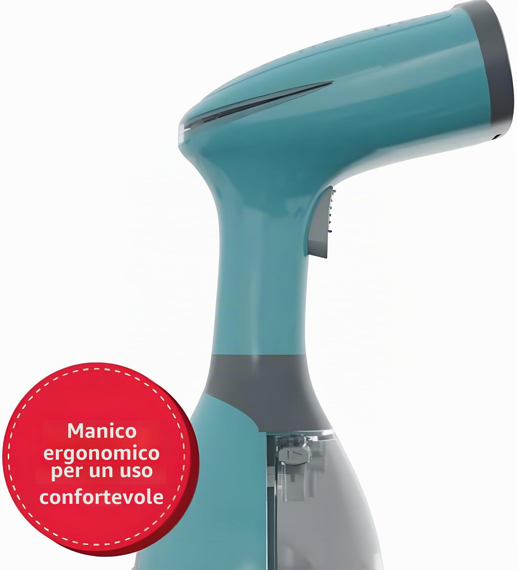 Singer, Ferro da Stiro Verticale Portatile a Vapore, Stiratrice, Utile per Stirare e Igienizzare i Tuoi Capi, Riscaldamento Rapido in 20s, Potenza 1500W, Serbatoio 280ml