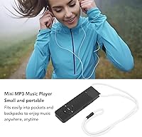 Vista 5 de Reproductor de MP3, mini reproductor de MP3, reproductor de sonido portátil sin pérdidas, reproductor de medios digitales compatible con expansión