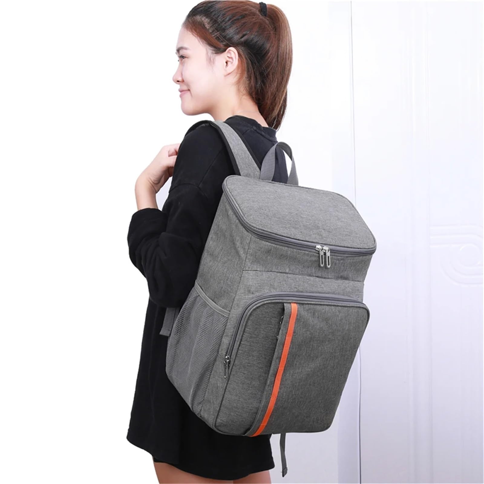 Sac à dos thermique de grande capacité 18l, anti-fuite, grand pique-nique, sac isolé frais et chaud, bandoulière rangement en plein air