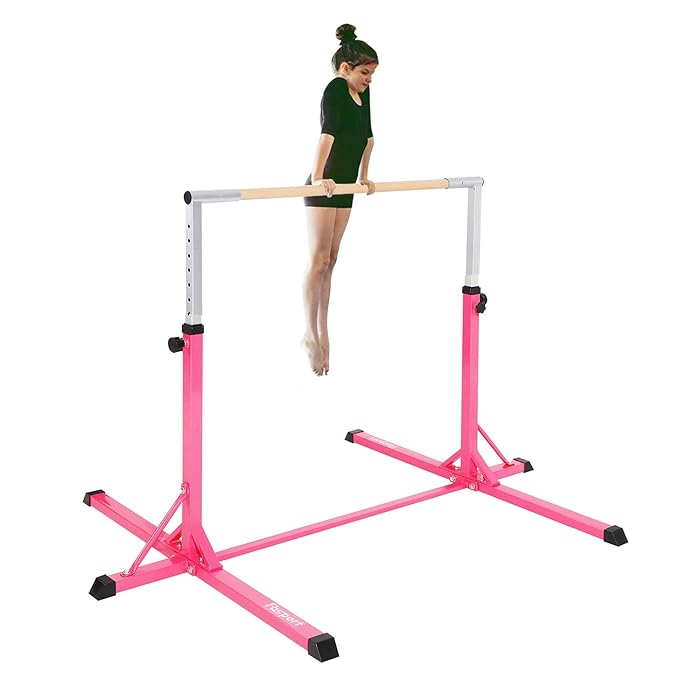 Buy FBSPORT Gymnastics Bar for Kids, Adjustable Height Gymnastic