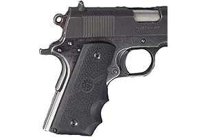 Hogue 1911 Officer's Model Rubber Grip: Enhanced Control and Comfort