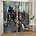 ZWLI Cortinas Opacas para Ventana Transformers Edad de extinción Impresión para Cortinas de Ventana Cenefas W54 x L39 Pulgadas Ojal Top Cortinas Opacas